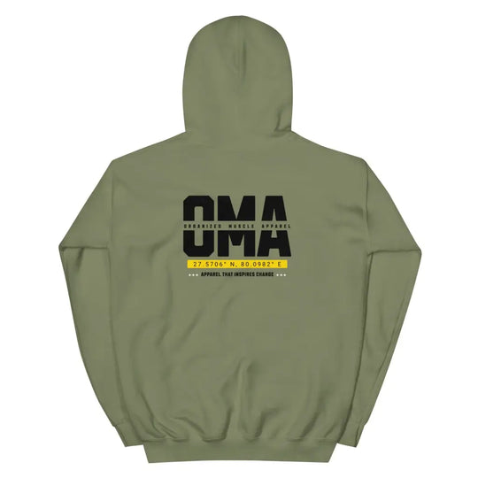 Organized Muscle Apparel Unisex Hoodie - Military Green / S