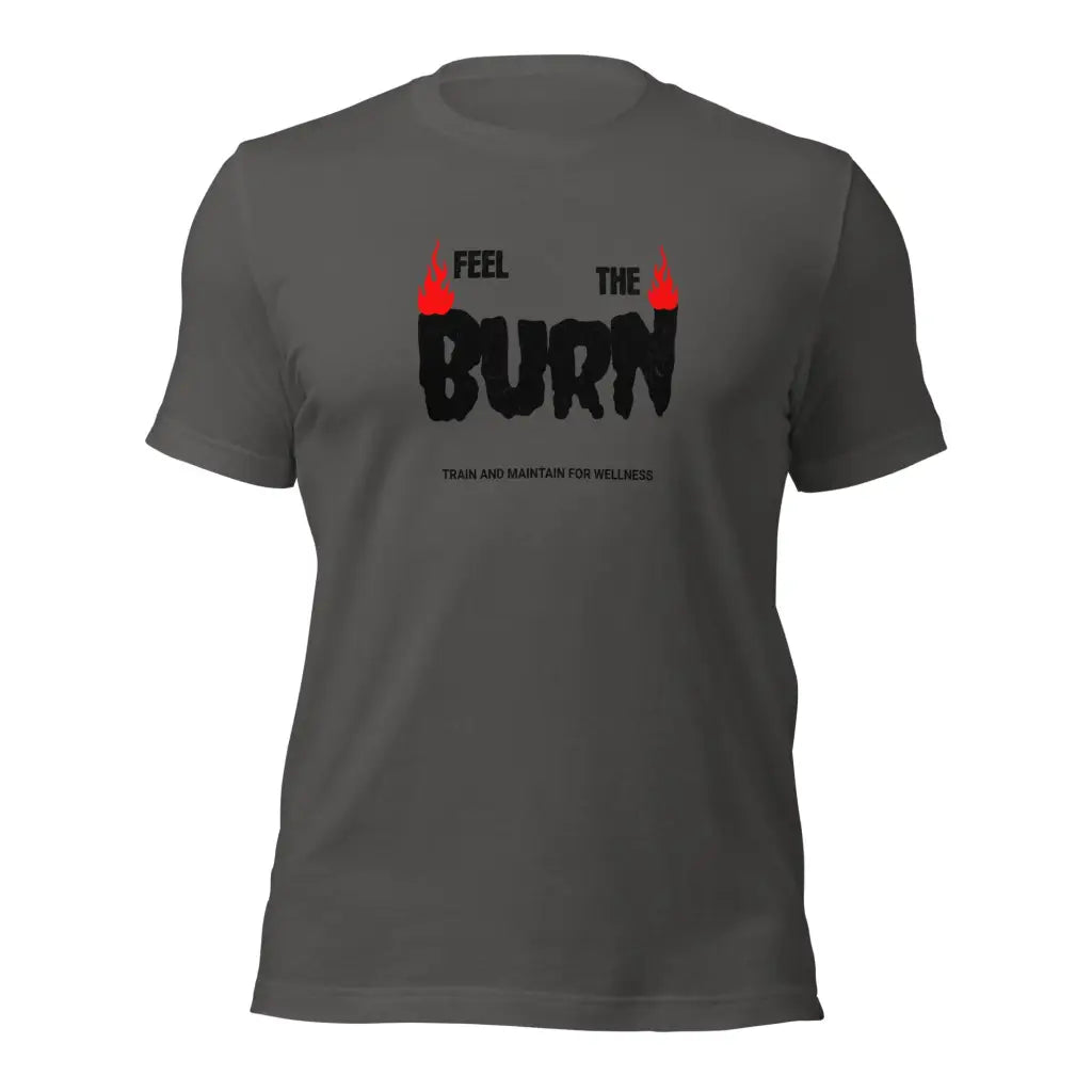 Feel the Burn Unisex t-shirt - Asphalt / S