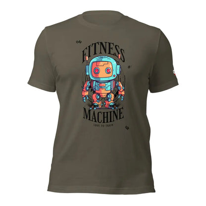 Fitness Machine Unisex t - shirt - Army / S