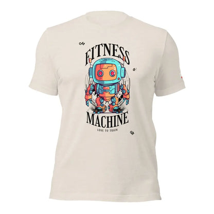 Fitness Machine Unisex t - shirt - Heather Dust / S