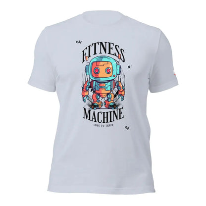 Fitness Machine Unisex t - shirt - Light Blue / XS