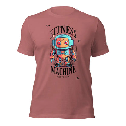 Fitness Machine Unisex t - shirt - Mauve / S