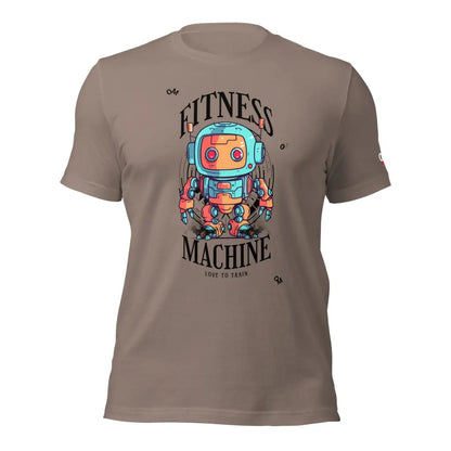 Fitness Machine Unisex t - shirt - Pebble / XS