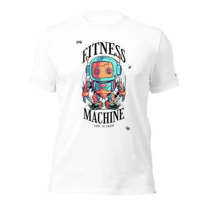 Fitness Machine Unisex t - shirt - White / XS