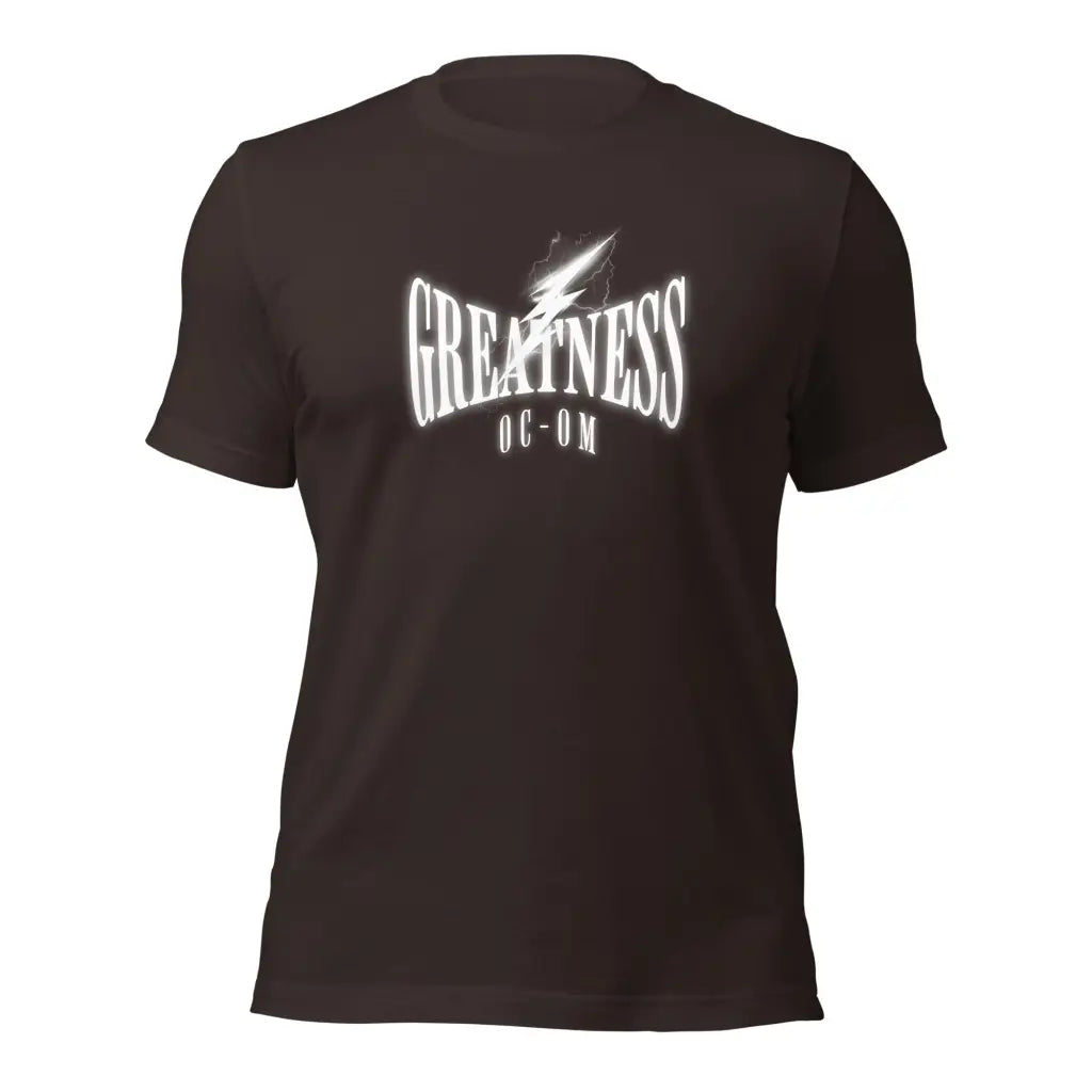 Greatness Unisex t-shirt - Brown / S