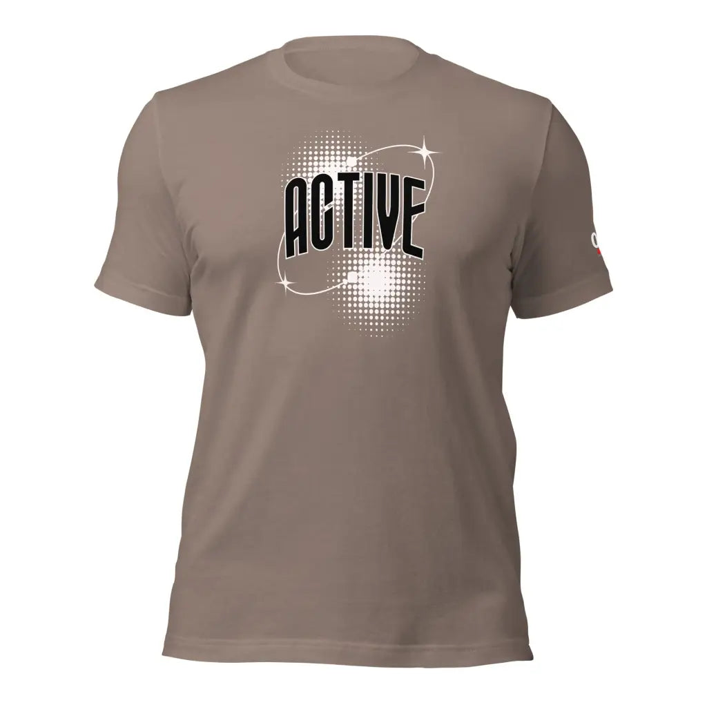 Organized Muscle Active Unisex t - shirt - Pebble / XS