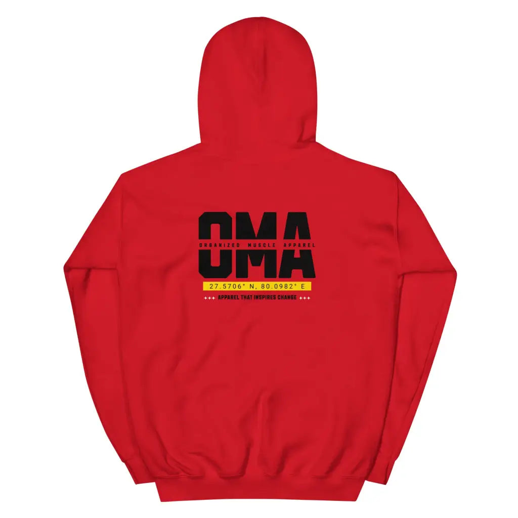 Organized Muscle Apparel Unisex Hoodie - Red / S