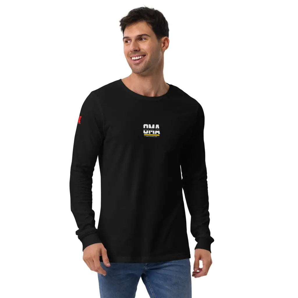 Organized Muscle Apparel Unisex Long Sleeve Tee - Black / XS