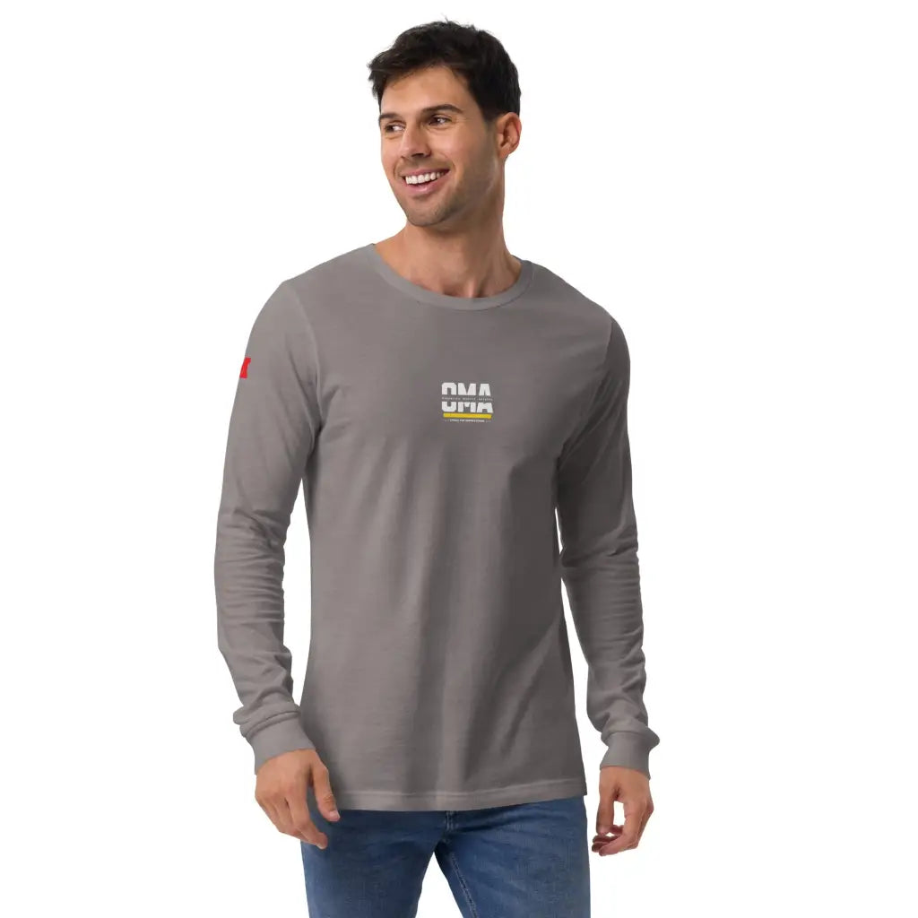 Organized Muscle Apparel Unisex Long Sleeve Tee - Storm / XS