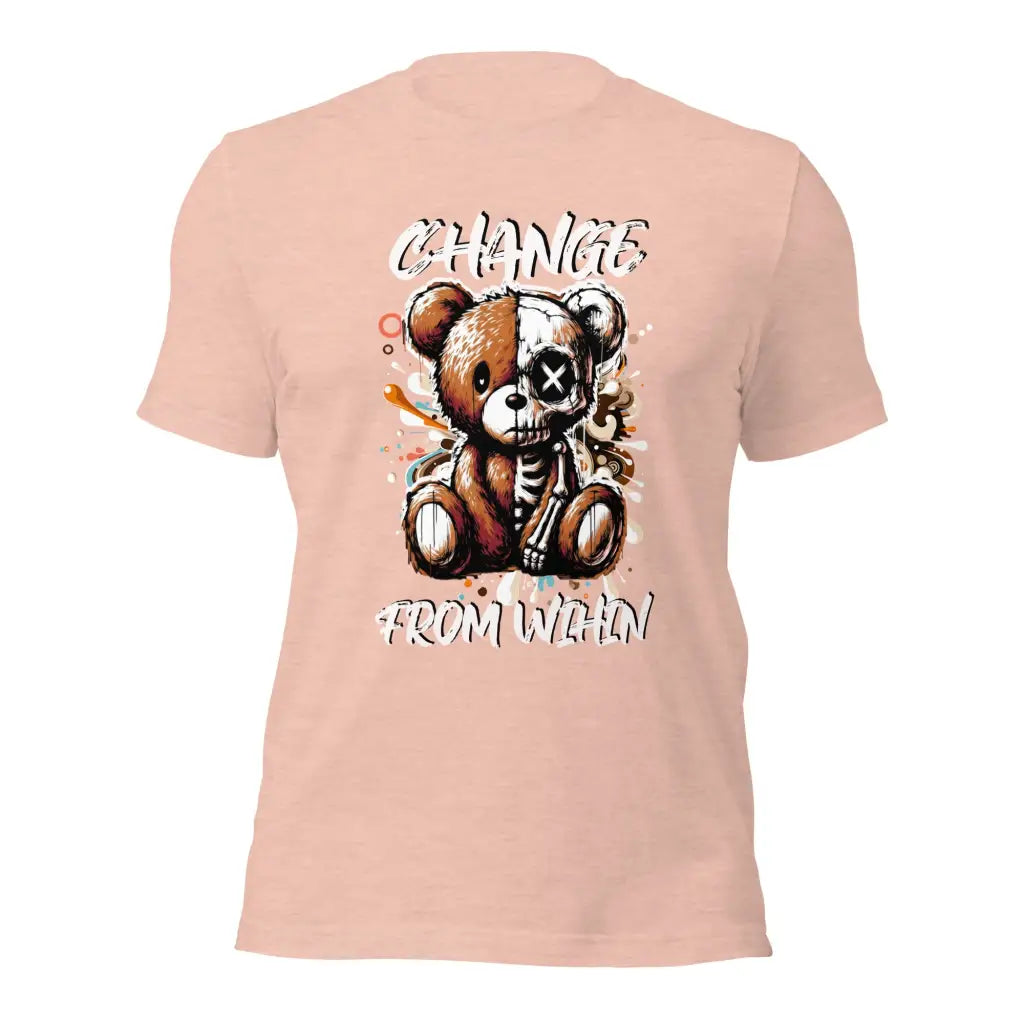 Organized Muscle Change from Within Unisex t-shirt - Heather Prism Peach / XS