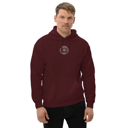 Organized Muscle Embroidered Unisex Hoodie