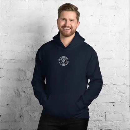 Organized Muscle Embroidered Unisex Hoodie