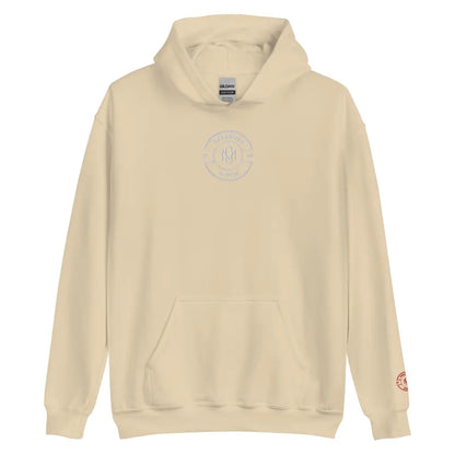 Organized Muscle Embroidered Unisex Hoodie - Sand / S