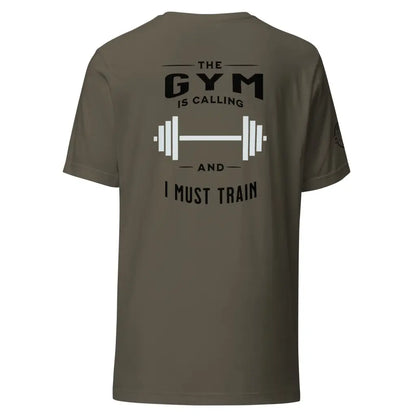 Organized Muscle GYM is calling Unisex t - shirt