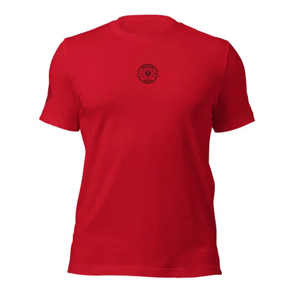 Organized Muscle GYM is calling Unisex t - shirt - Red / XS