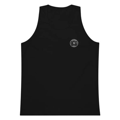 Organized Muscle Men’s Embroidered premium tank top - Black / S