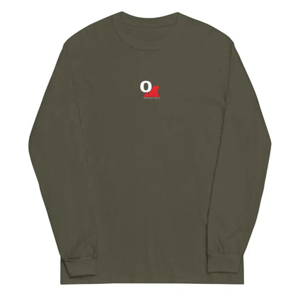 Organized Muscle Men’s Long Sleeve Shirt - Military Green / S