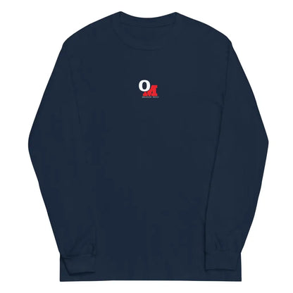 Organized Muscle Men’s Long Sleeve Shirt - Navy / S