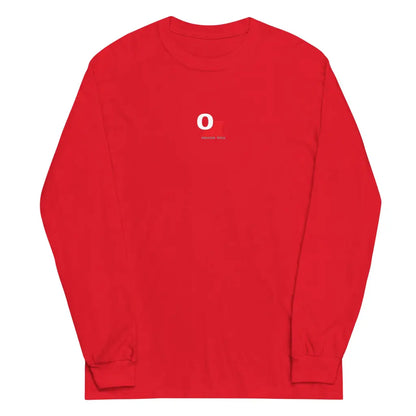 Organized Muscle Men’s Long Sleeve Shirt - Red / S