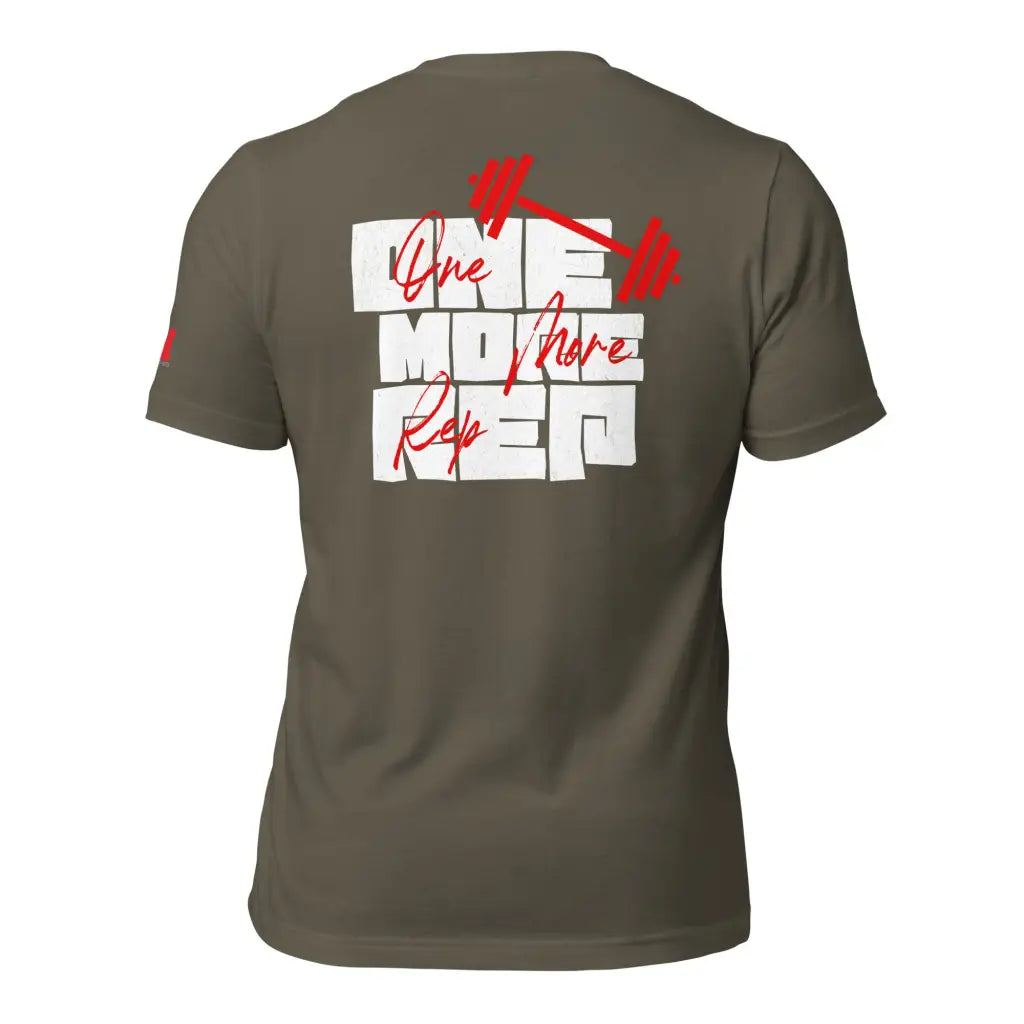 Organized Muscle One More Rep Unisex t-shirt - Army / S