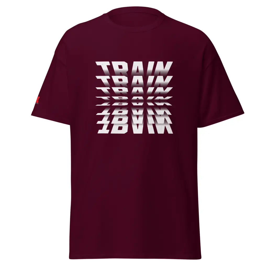 Organized Muscle Train Men’s classic tee - Maroon / S