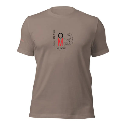 Organized Muscle Unisex t - shirt - Pebble / XS