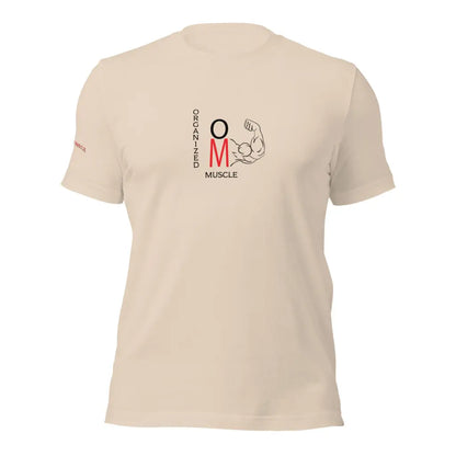 Organized Muscle Unisex t - shirt - Soft Cream / XS