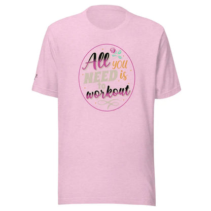 Women’s Performance All you need Unisex t - shirt - Heather Prism Lilac / XS