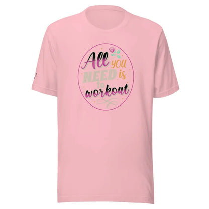 Women’s Performance All you need Unisex t - shirt - Pink / S