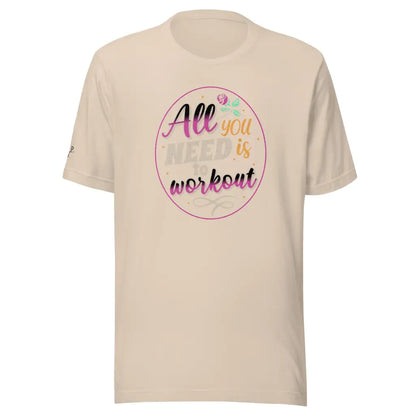 Women’s Performance All you need Unisex t - shirt - Soft Cream / XS