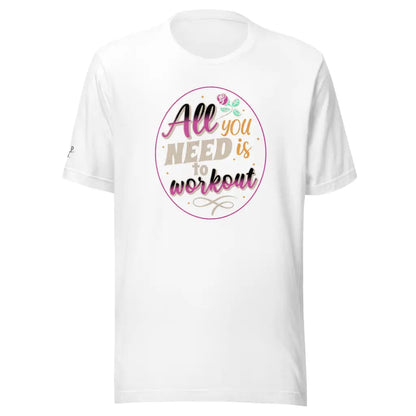 Women’s Performance All you need Unisex t - shirt - White / XS