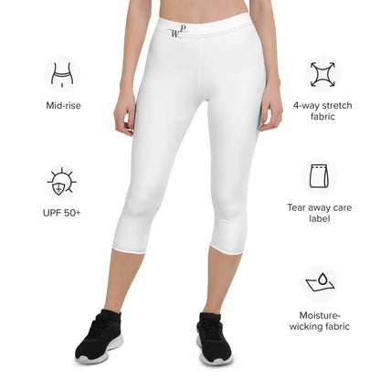 Women’s Performance Embroidered Capri Leggings - XS