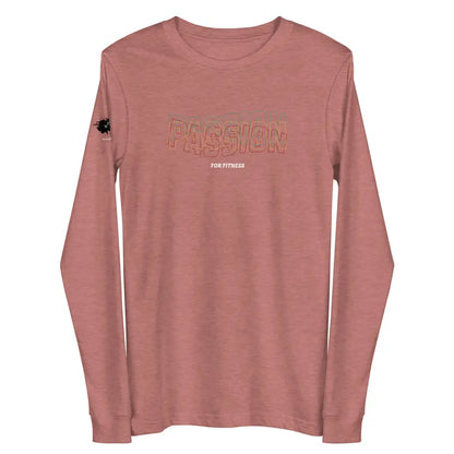 Women’s Performance Unisex Long Sleeve Tee - Heather Mauve / XS