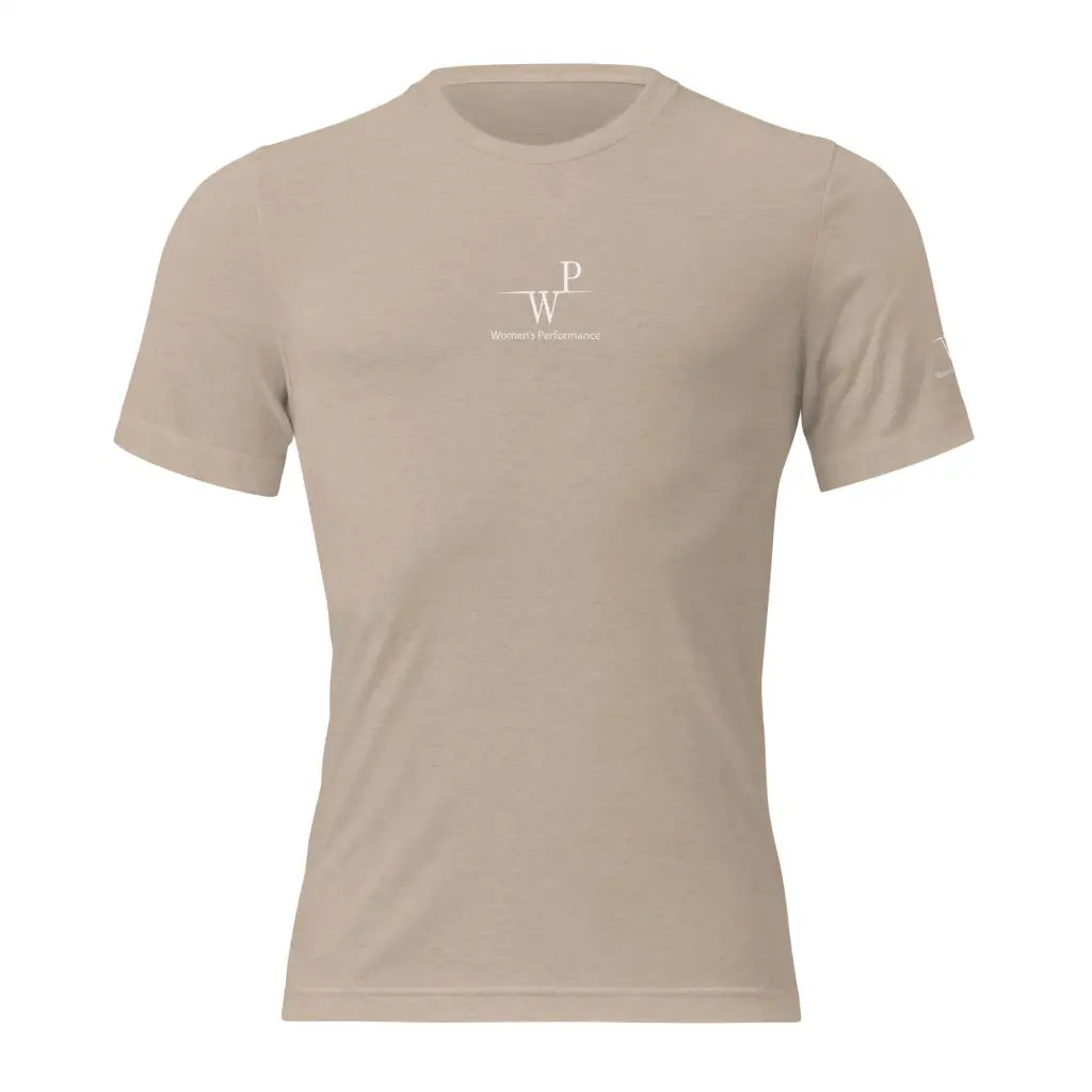 Womens Performance LifeStyle Short sleeve t-shirt - Tan Triblend / XS